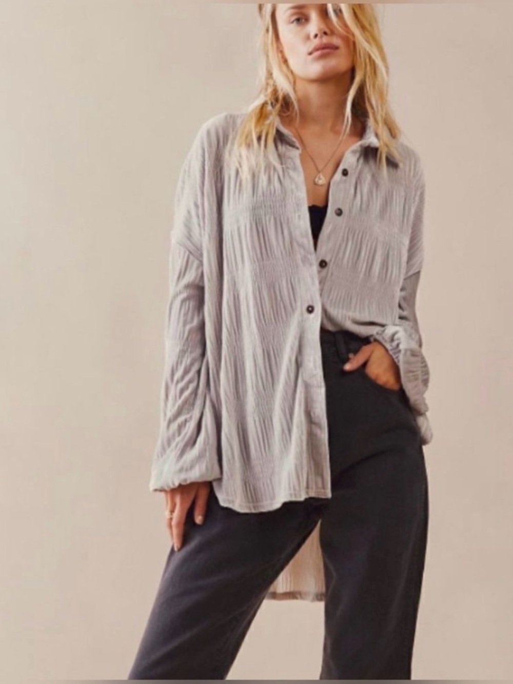 Free People My Best Top velvet
